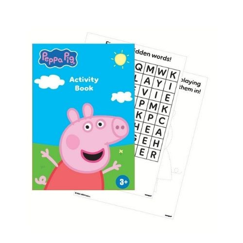 A Peppa Pig Activity Book, manufactured by Unique.