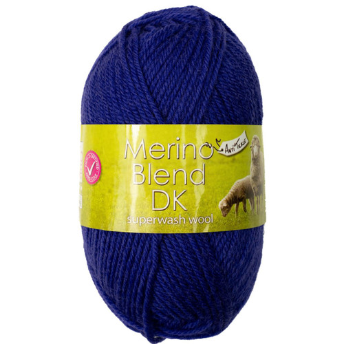 A 50g ball of Merino Blend DK Emperor Wool, manufactured by King Cole.