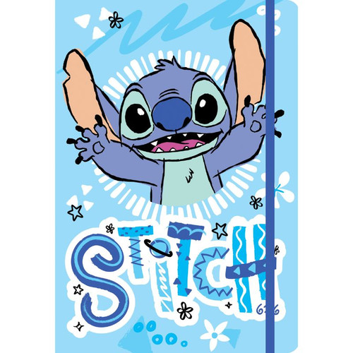 An A5 Lilo & Stitch Hardcover Notebook.