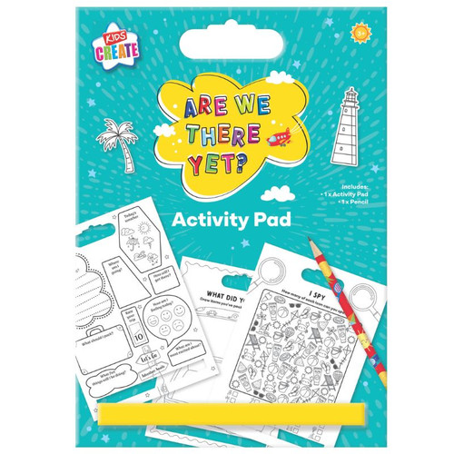 An Are We There Yet Activity Pad.