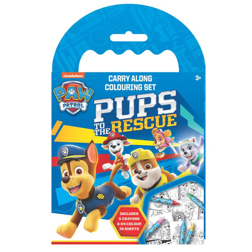 A Paw Patrol Carry Along Colouring Set.