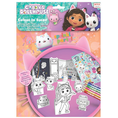 A Gabby's Dollhouse Colour In Scene.