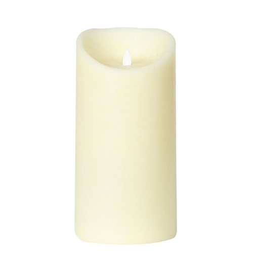 A Moving Flame LED Candle , measuring approx. 12.5cm x 25cm.