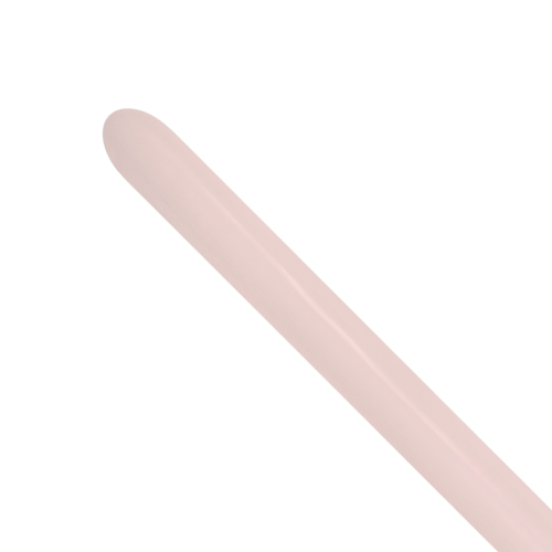 A pack of 50 260 Fashion Creamy Blush Nozzle Up Entertainer Balloons, manufactured by Sempertex