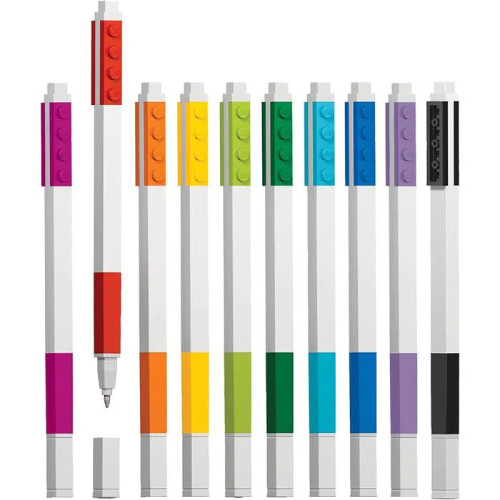 A LEGO® Stationery Gel Pen Set.