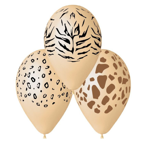 13 inch Animal Print Blush Gemar Latex Balloons (25)