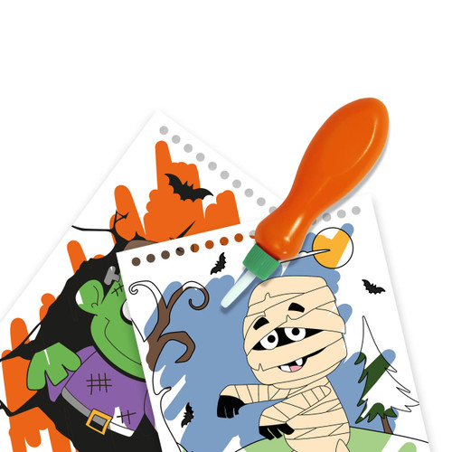 A Halloween Magic Water Colouring Book.