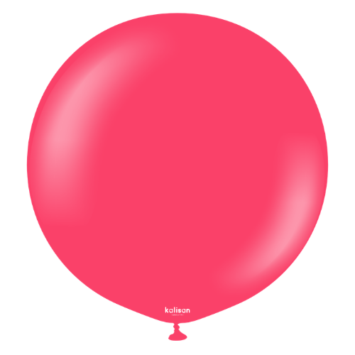 24" Standard Magenta Pink Kalisan Latex Balloons (2)