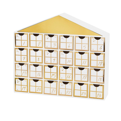 A Fill Your Own Festive Advent Calendar, manufactured by Hootyballoo.