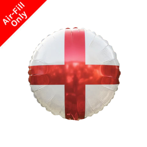 A 9 inch St. George's Cross Mini Foil Balloon.