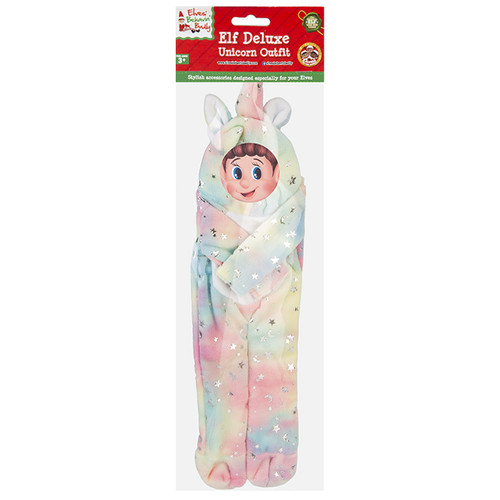 A pastel unicorn outfit for elves.