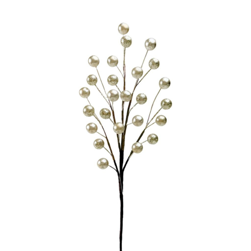A 30cm Pearl Glittery Berry Pick.