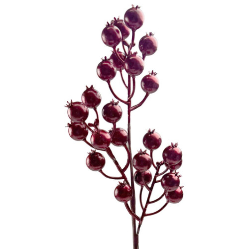 A 53cm Metallic Rosehip Stem.