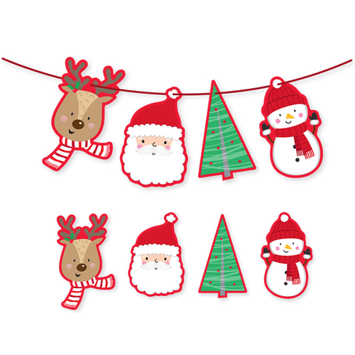 A Christmas Make Your Own Hanging Garland set, measuring approx. 3m.