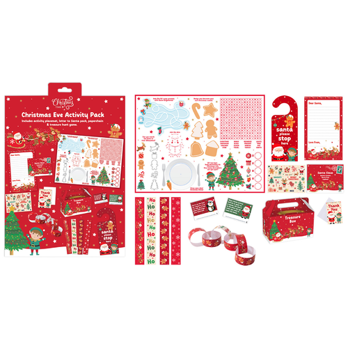 A set of 2 Christmas Eve Activity Packs.
