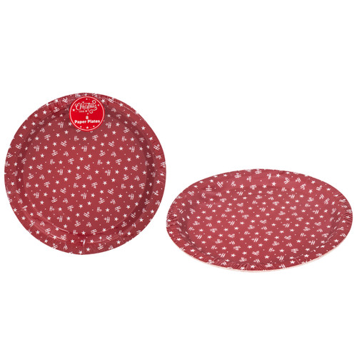 A Christmas Ho Ho Ho Paper Plates.
