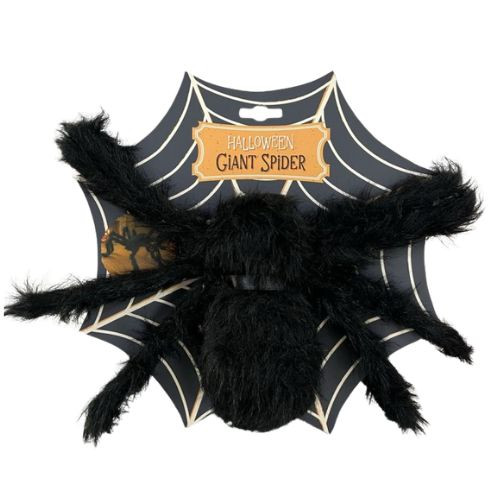A Giant Halloween Spider Decoration.
