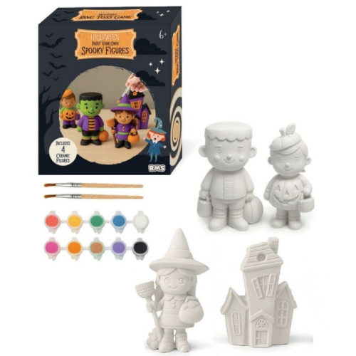 A Paint Your Own Halloween Spooky Figures.