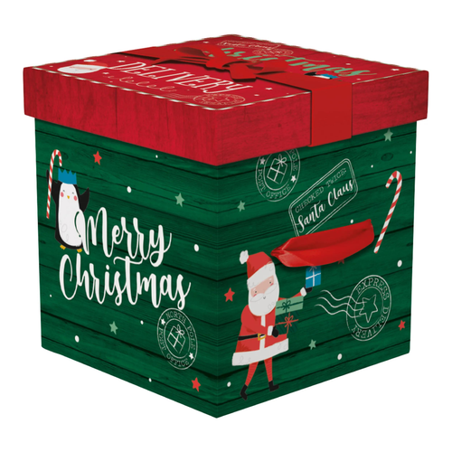 A Christmas Delivery Flat Large Gift Box.