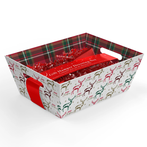 A Christmas Stag Hamper Set.