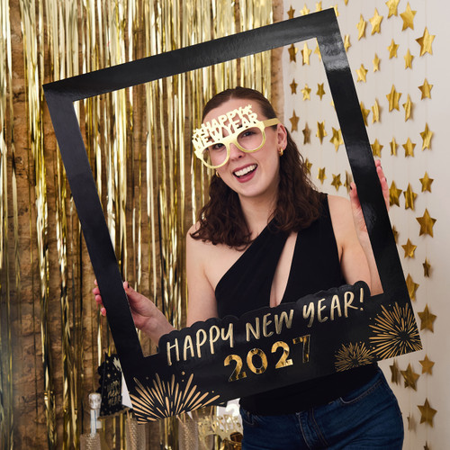 A Customisable New Year Photo Frame.