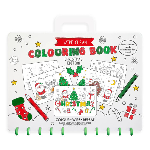 A Christmas Wipe Clean Colouring Book.
