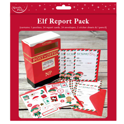 A Christmas Elf Report Activity Pack.