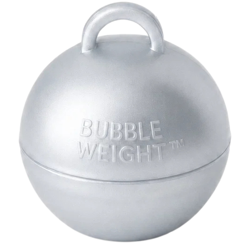 A 35g Silver Bubble Weight.