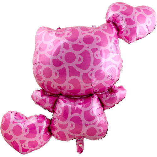 A 34 inch Hello Kitty Hearts Supershape Foil Balloon.