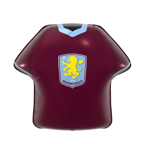 A 20 inch Aston Villa FC Football Shirt Foil Balloon.