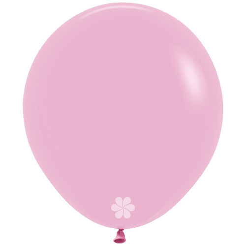 A pack of 18" Fashion Candy Pink Latex Balloons, manufactured by Sempertex.