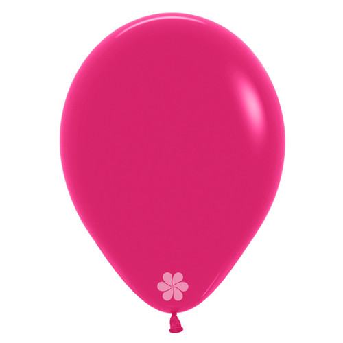 A pack of 12" Fashion Cosmo Pink Latex Balloons, manufactured by Sempertex.