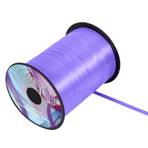 A 500yd Spool of Lavender Ribbon, manufactured by Eleganza.