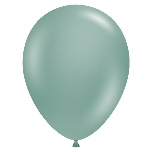 A pack of 50 11" Willow Latex Balloons, manufactured by Tuftex.