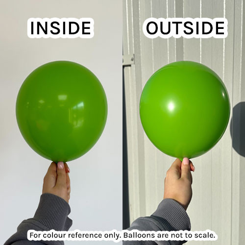 11" Lime Green Tuftex Latex Balloons (50) - Image 2