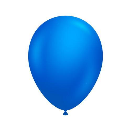 A pack of 50 5" Royalty latex balloons, manufactured by Tuftex.