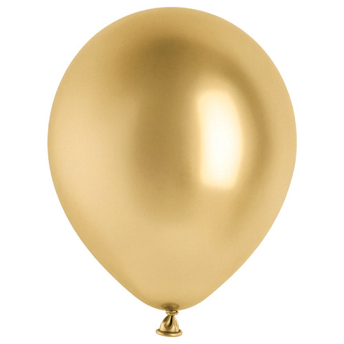 12" Glossy Gold Latex Balloons (50)