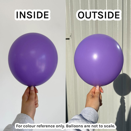 160 Fashion Lilac Sempertex Nozzle Up Entertainer Balloons (80) - Image 2