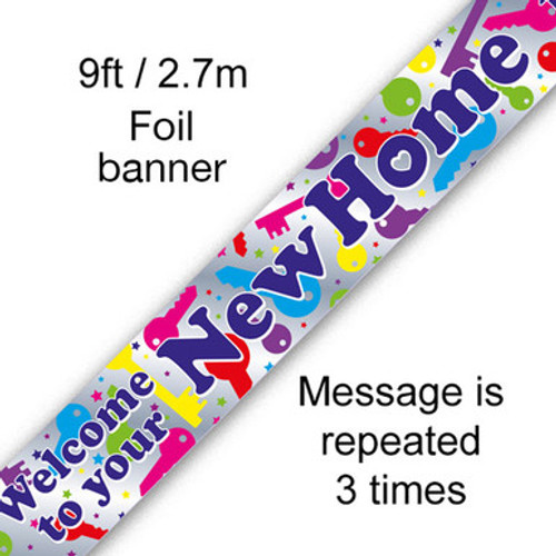 Welcome To Your New Home Banner - 2.7m (1) Welcome To Your New Home Banner - 2.7m (1)
