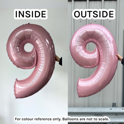 40 inch Pastel Pink Number 2 Foil Balloon (1)