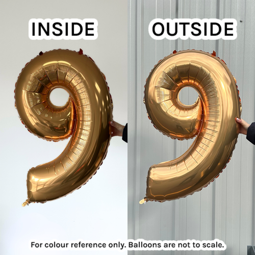 26 inch Gold Number 5 Foil Balloon (1)