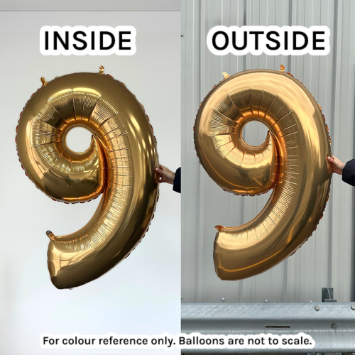 40 inch Gold Number 8 Foil Balloon (1)