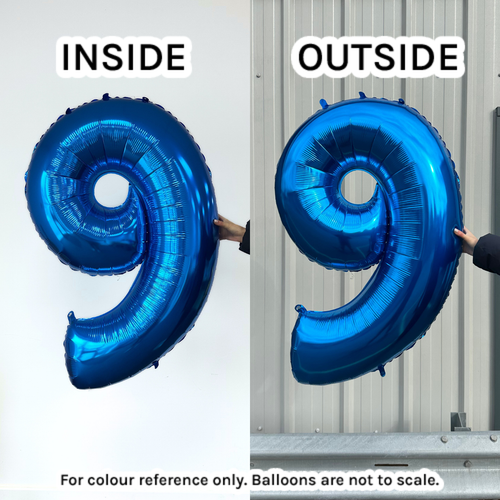 40 inch Blue Number 5 Foil Balloon (1)