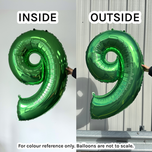 40 inch Green Number 4 Foil Balloon (1)