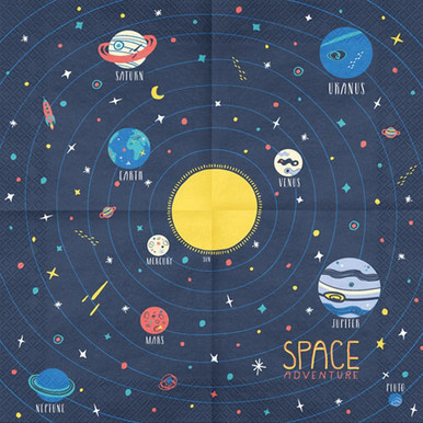 Space Party Paper Napkins (20)