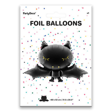 31 inch Black Bat Foil Balloon (1)