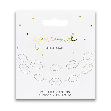 Little Star Clouds Paper Garland - 1.45m (1)