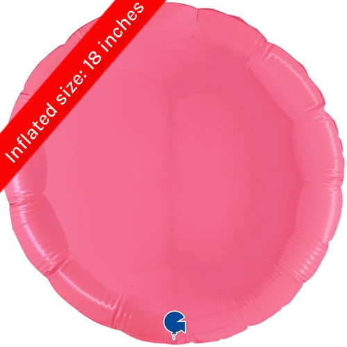 36" Bubble Gum Round Foil Balloon (1) 36" Bubble Gum Round Foil Balloon (1)
