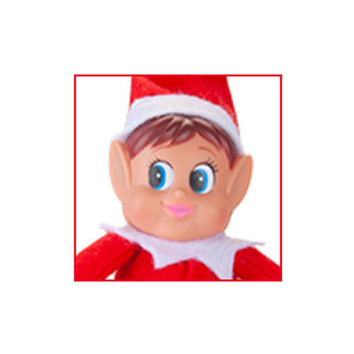 12 inch Long Leg Red Girl Elvie the Elf Figures (Box of 12)