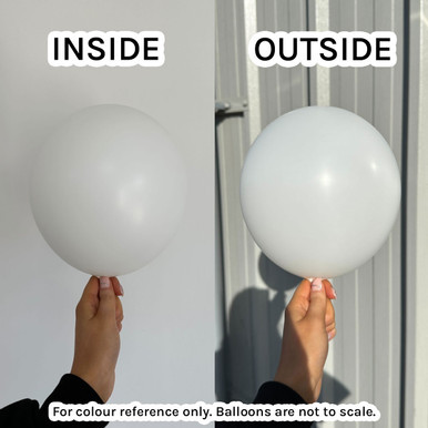 18" Fashion White Sempertex Latex Balloons (25)